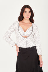 Chaqueta Renacer Print Cayena