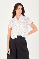 Camisa Cielo Print Cayena