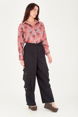 Camisa Mabi Print Altagracia Terracota