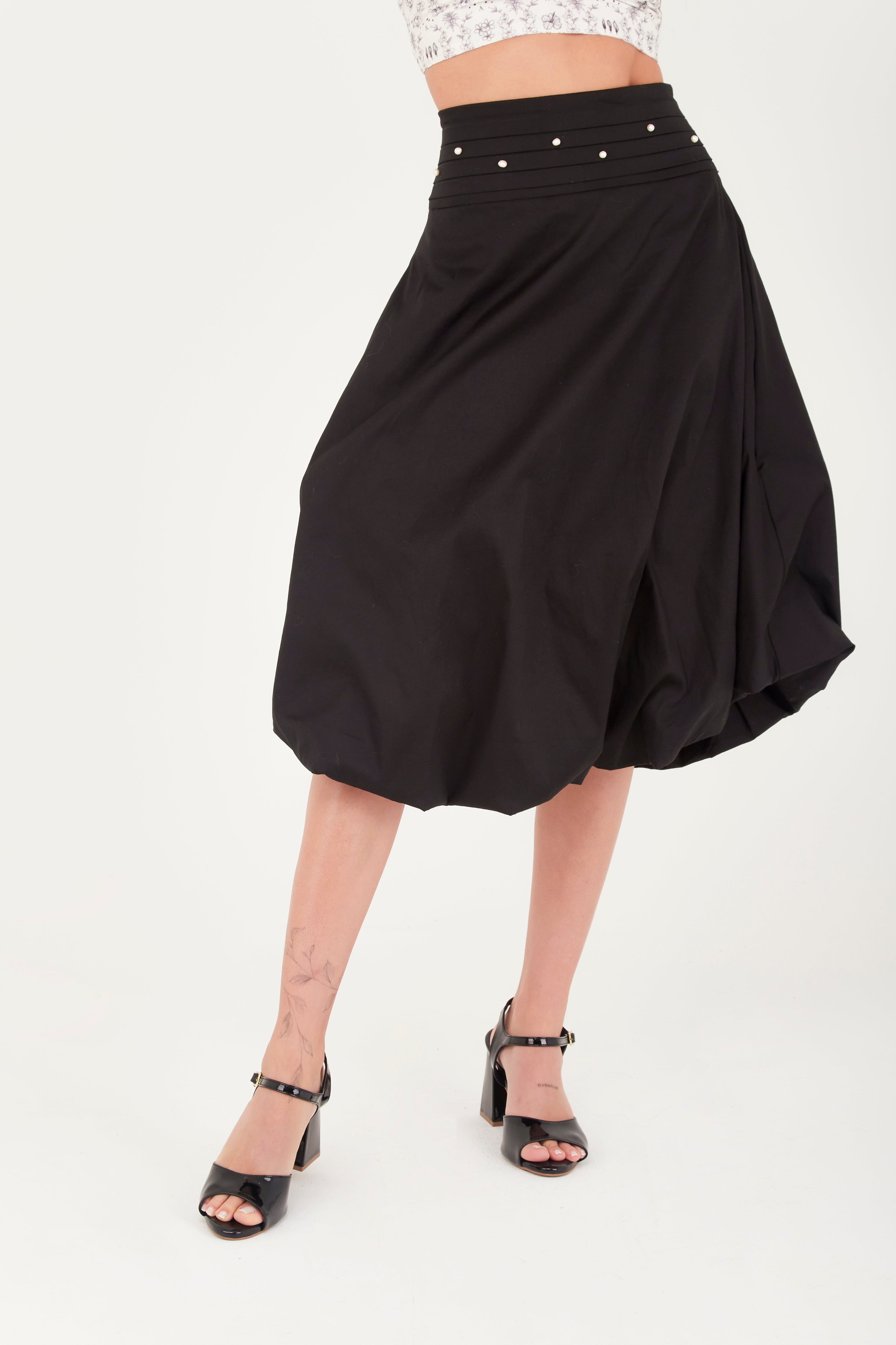 Falda Encanto Negro